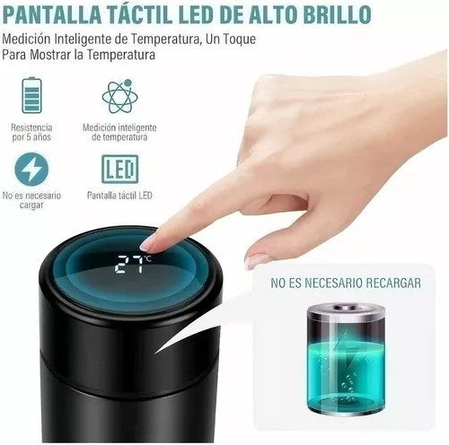 Termo Botella Tactil Temperatura